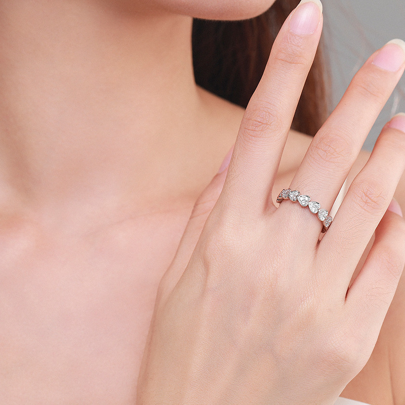 Silver 925 heart ring Alén model » Magahe® · Jewelry