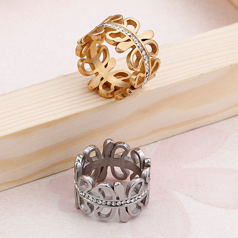Inlay Set Rings ring with inlays Irina model » Magahe® · Jewelry