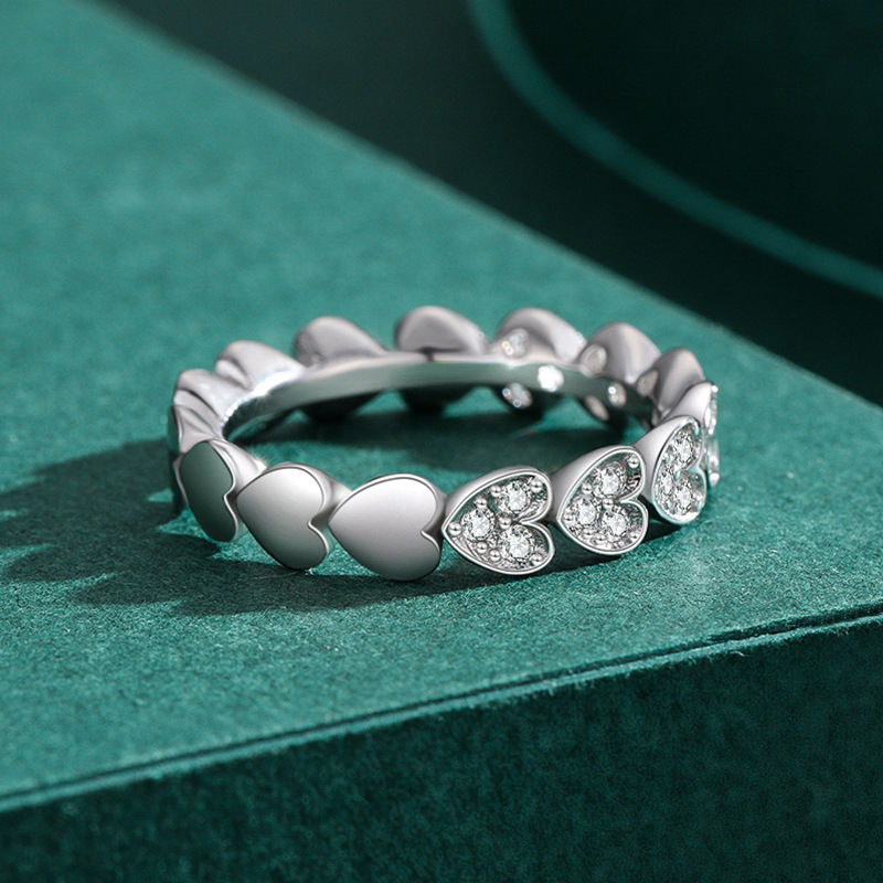Silver 925 heart ring Alén model » Magahe® · Jewelry