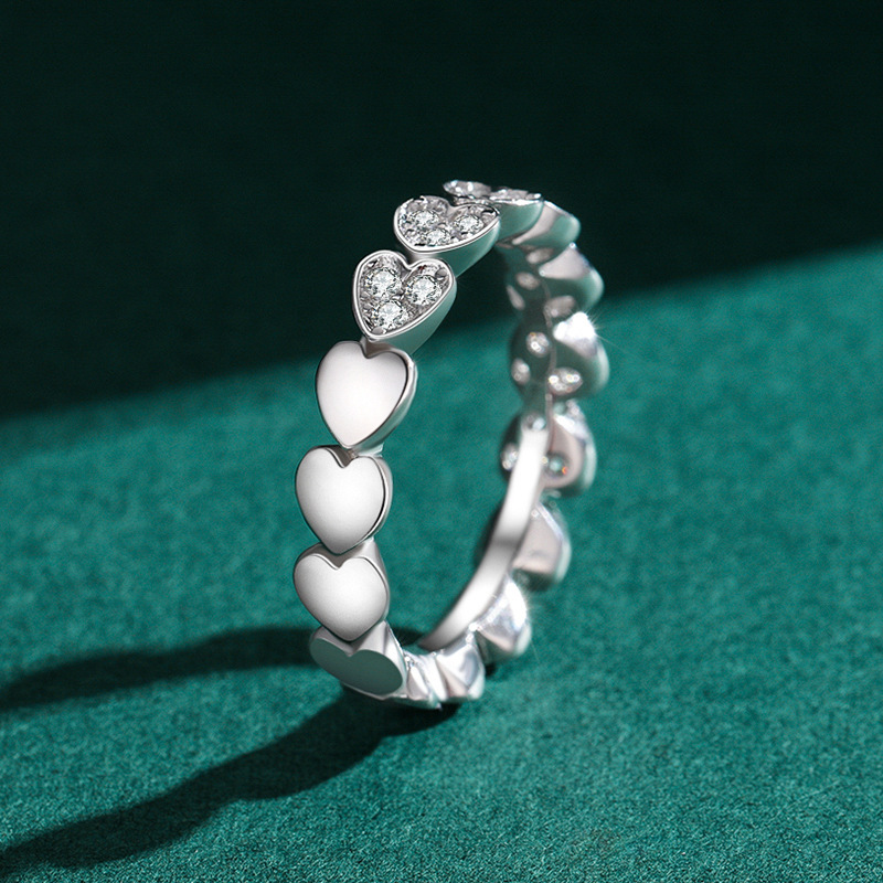 Silver 925 heart ring Alén model » Magahe® · Jewelry